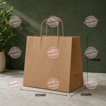 Kraft Uber Bags Medium - 250pcs (BULK)
