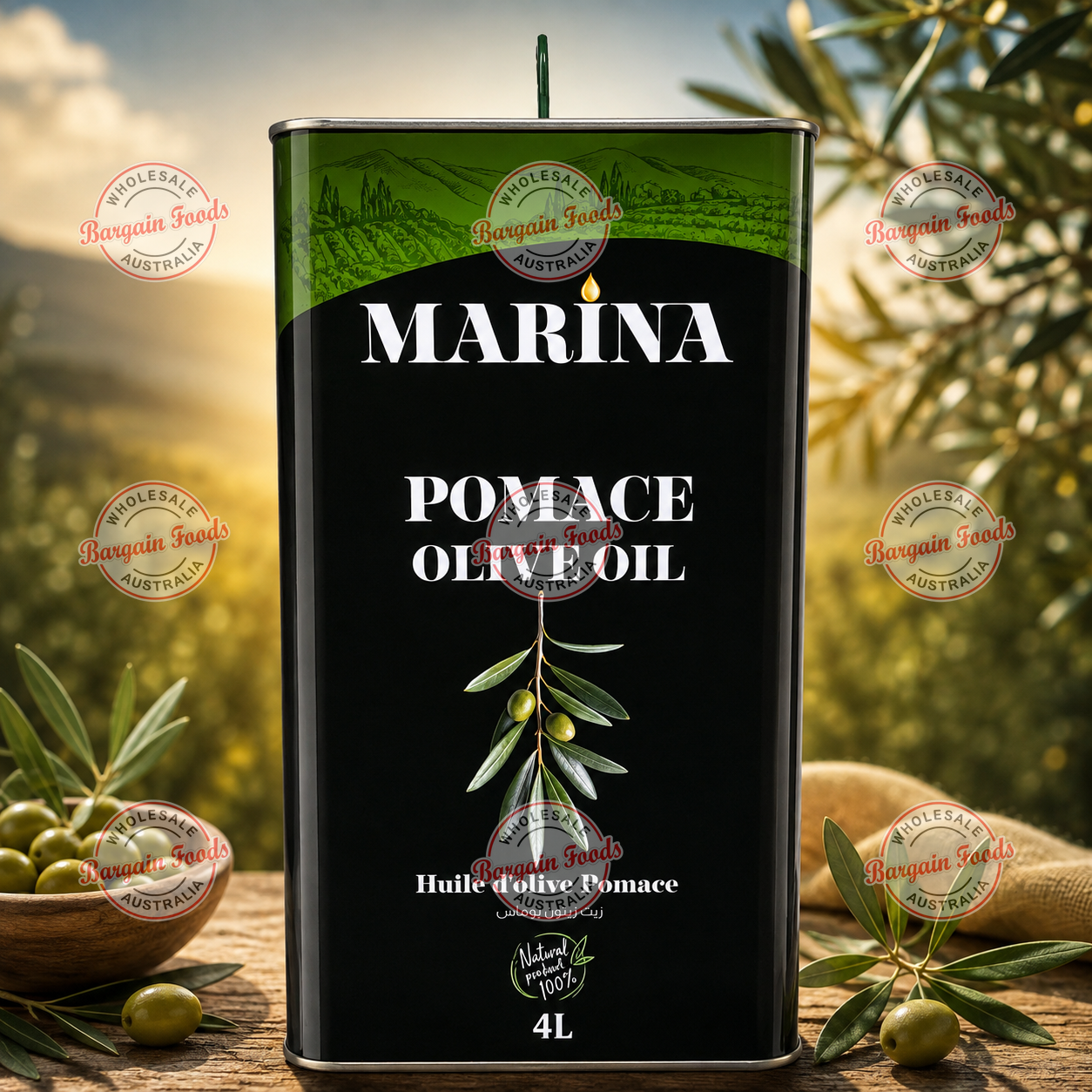 Marina Pomace Olive Oil - 4L
