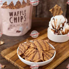 Waffle Mill Waffle Chips Milk Chocolate Drizzle - 80g