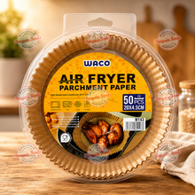 Waco Air Fryer Parchment Paper Round - 50pcs CLEARANCE