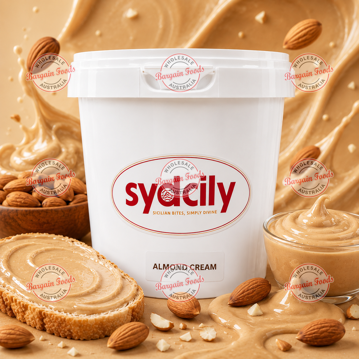 Sydcily Almond Cream Spread - 5kg