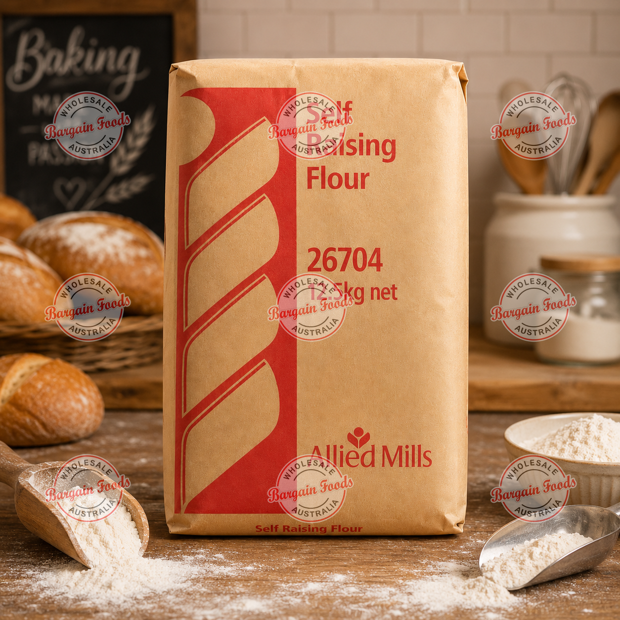 Allied Mills Self Raising Flour - 12.5kg