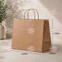 Kraft Uber Bags Large - 150pcs (BULK)