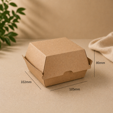 Kraft Burger Boxes - 250pcs (BULK)