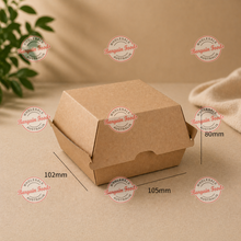 Kraft Burger Boxes - 250pcs (BULK)