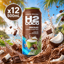 H2 Coco Chocolate Coconut Flavoured Water - 500ml x12 (BULK)