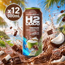 H2 Coco Chocolate Coconut Flavoured Water - 500ml x12 (BULK)