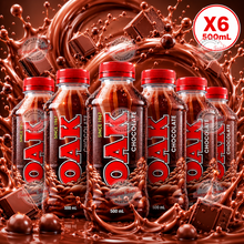 Oak UHT Chocolate Flavoured Milk - 500ml x6