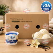 Bulla Vanilla Ice Cream Cups - 100ml x36