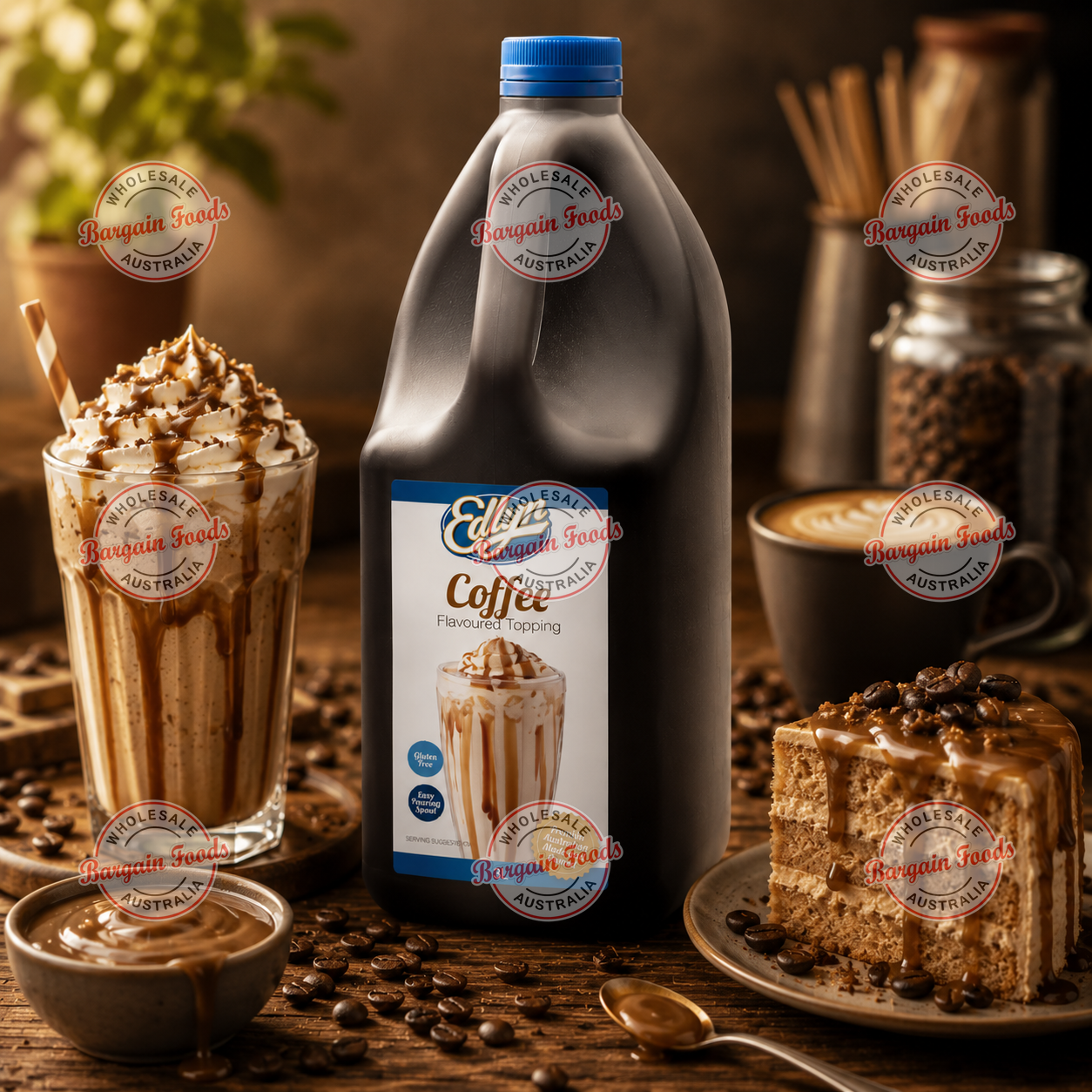 Edlyn Coffee Flavoured Topping - 3L