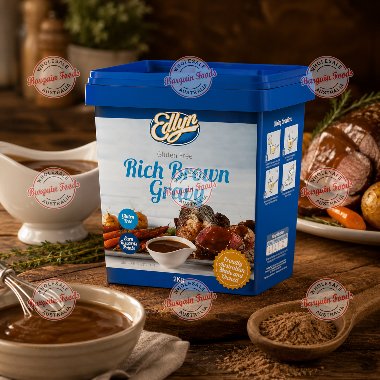 Edlyn Rich Brown Gravy Mix - 2kg
