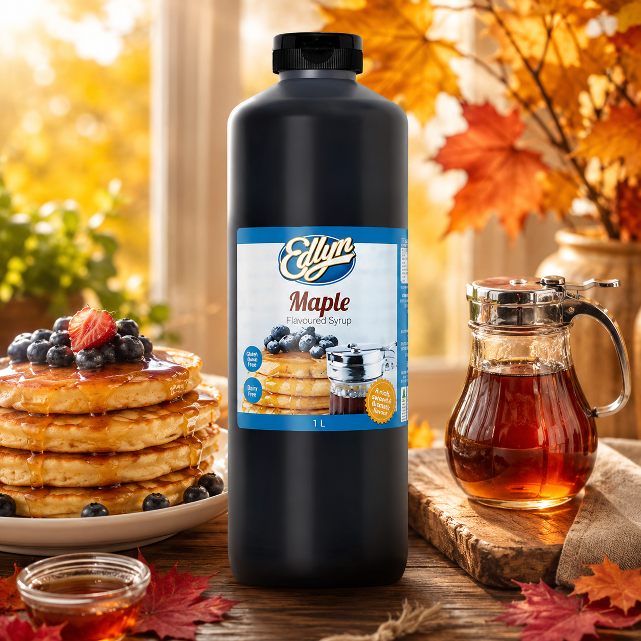 Edlyn Maple Flavoured Syrup - 1L