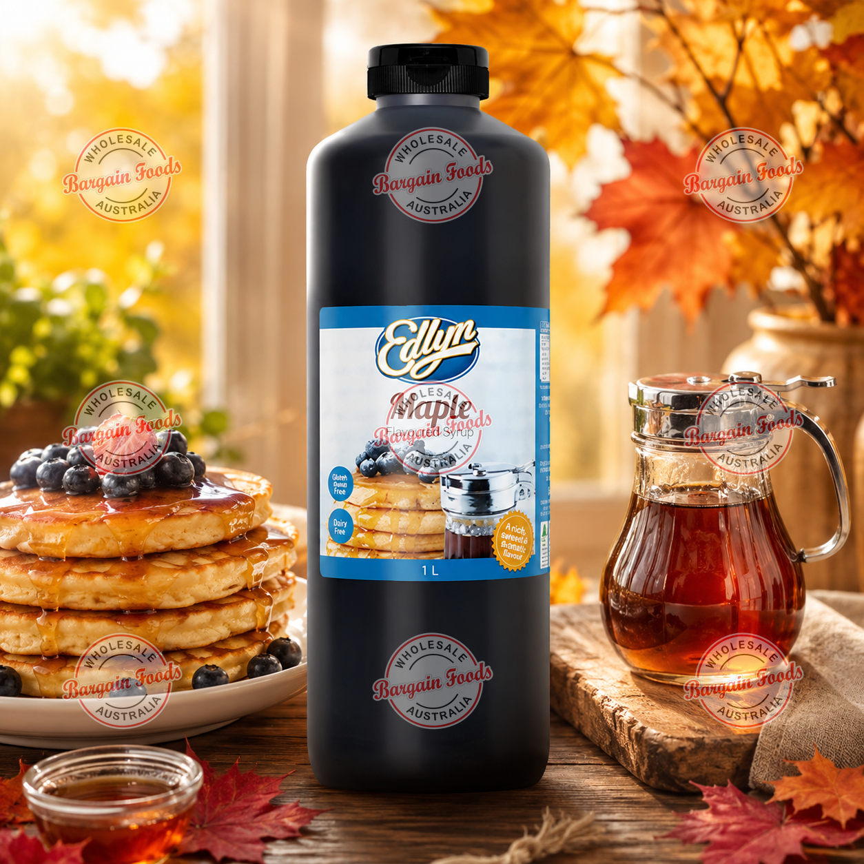 Edlyn Maple Flavoured Syrup - 1L