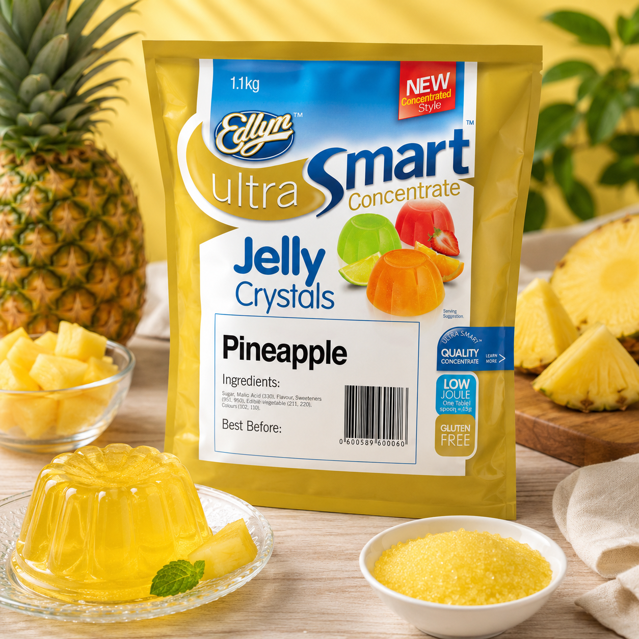 Edlyn Pineapple Jelly Mix - 1.1kg