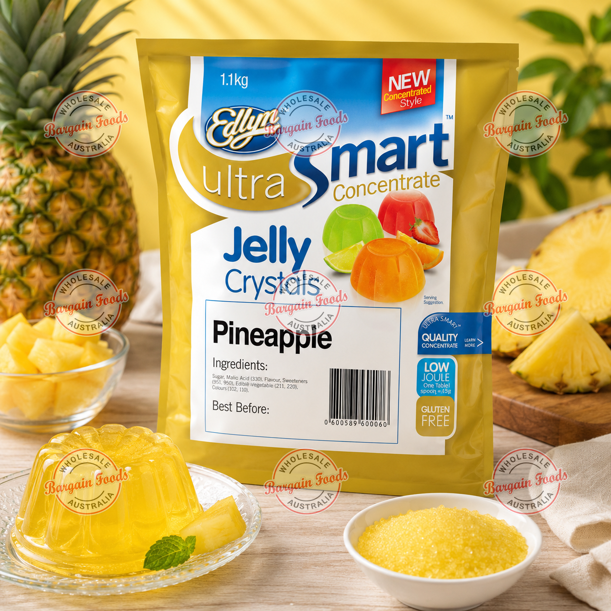 Edlyn Pineapple Jelly Mix - 1.1kg