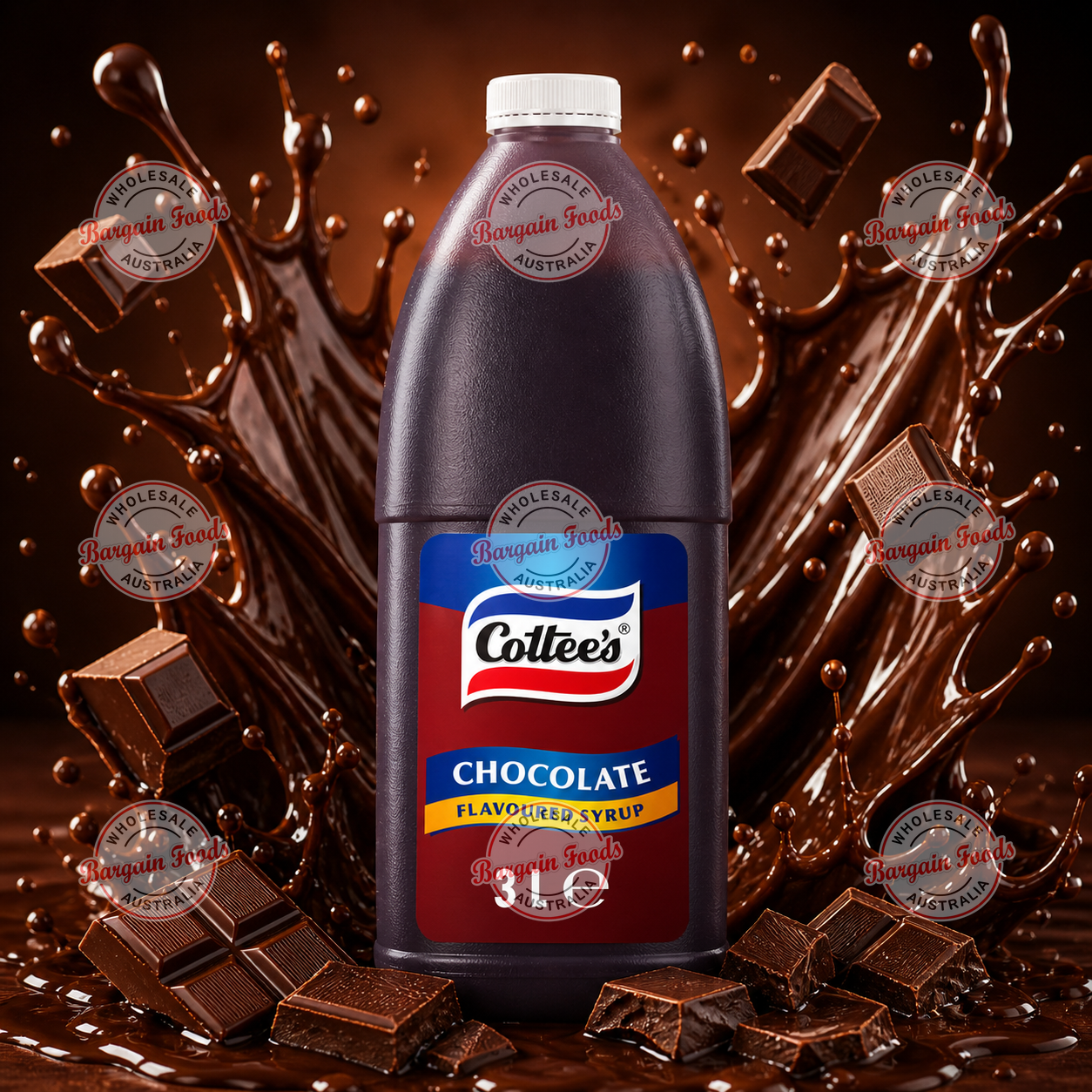 Cottees Chocolate Topping Sauce - 3L