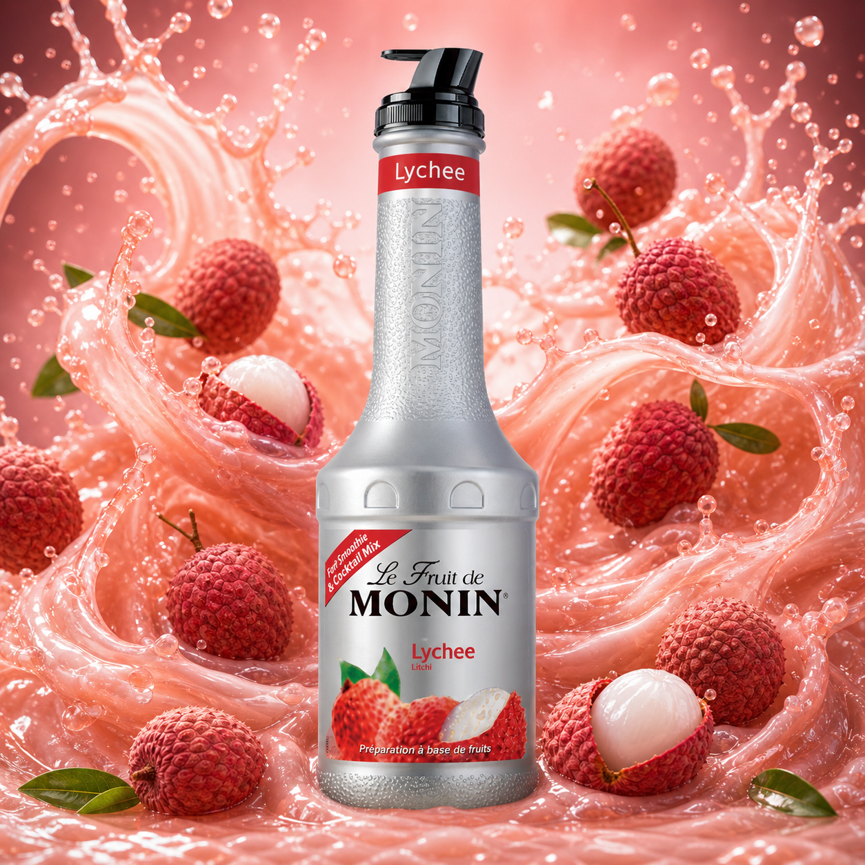 Monin Lychee Puree - 1L