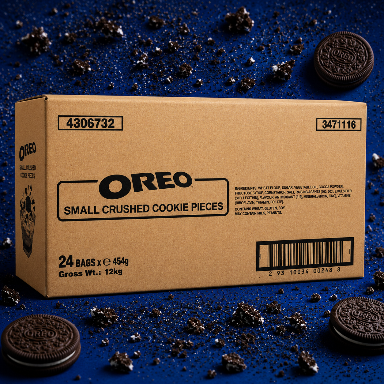 Oreo Biscuit Crumbs Box - 454g x 24 (BULK)