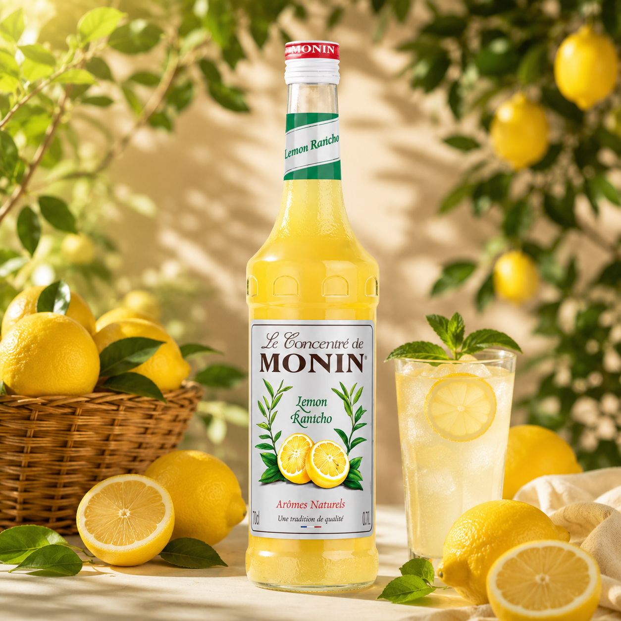 Monin Lemon Rantcho Syrup - 700ml
