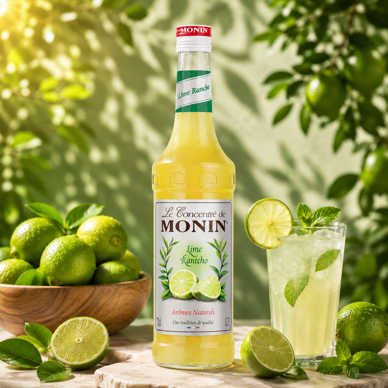 Monin Lime Rantcho Syrup - 700ml