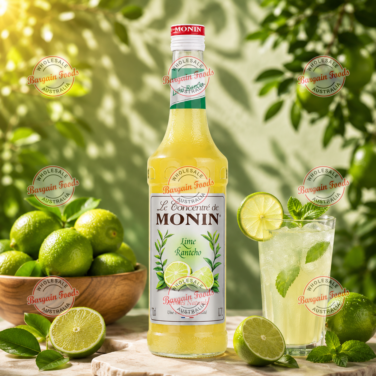Monin Lime Rantcho Syrup - 700ml