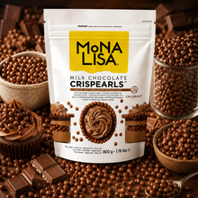 Mona Lisa Milk Chocolate Crisp Pearls - 800g