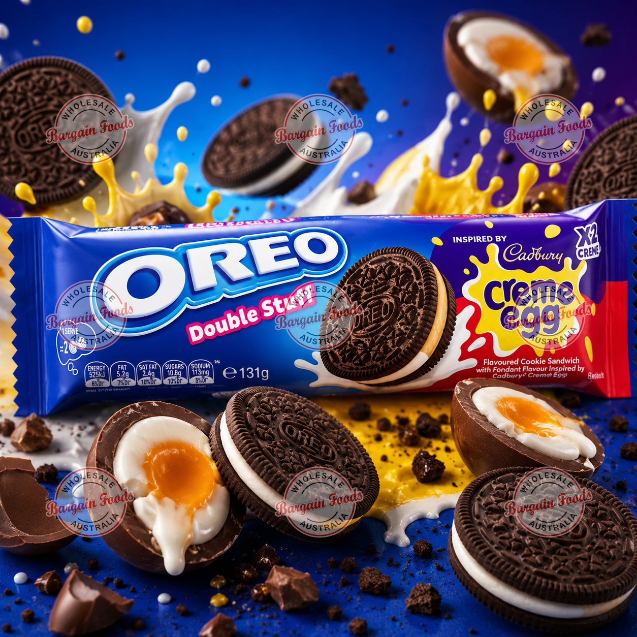 Oreo Cream Egg Biscuits - 131g