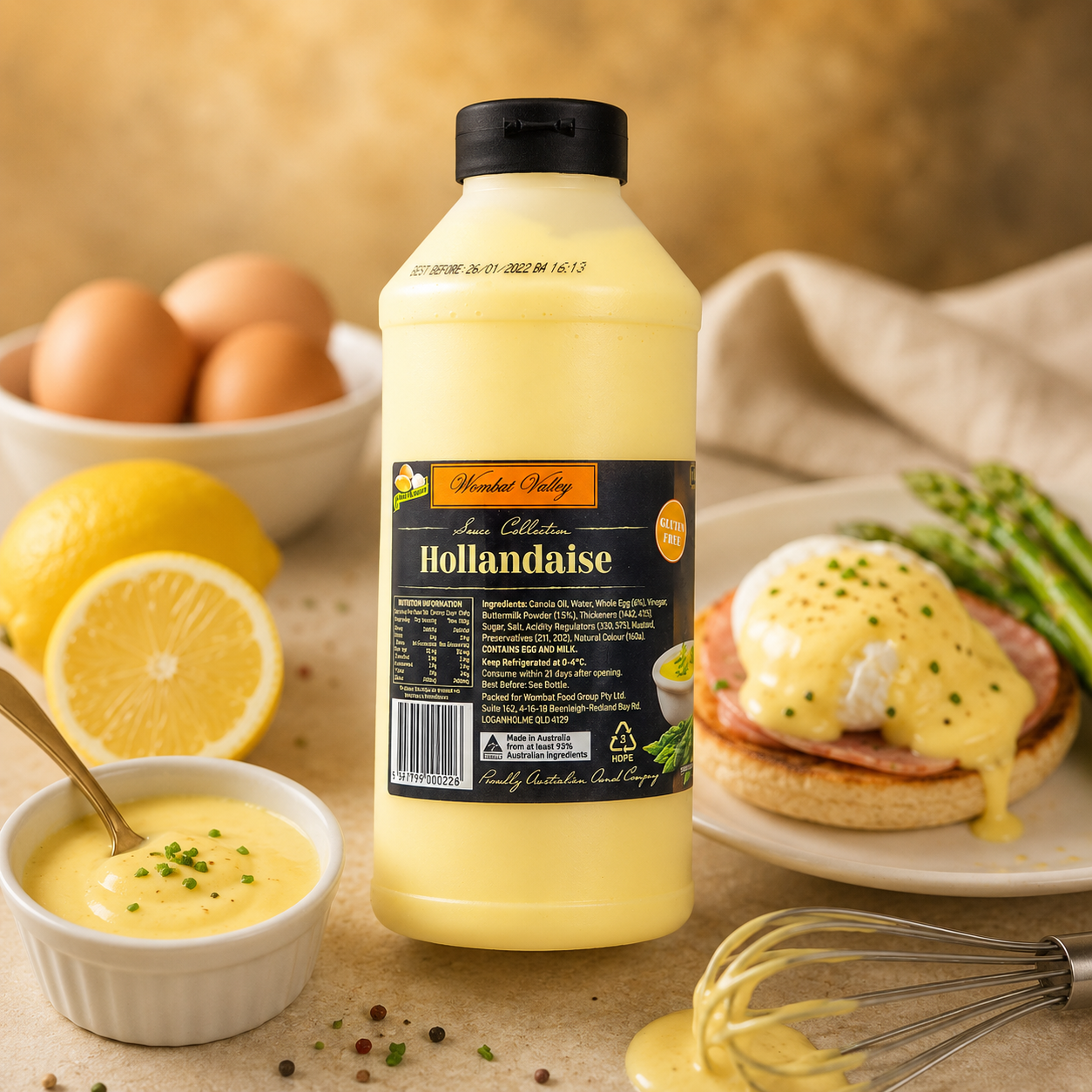 Wombat Valley Hollandaise Sauce - 1kg
