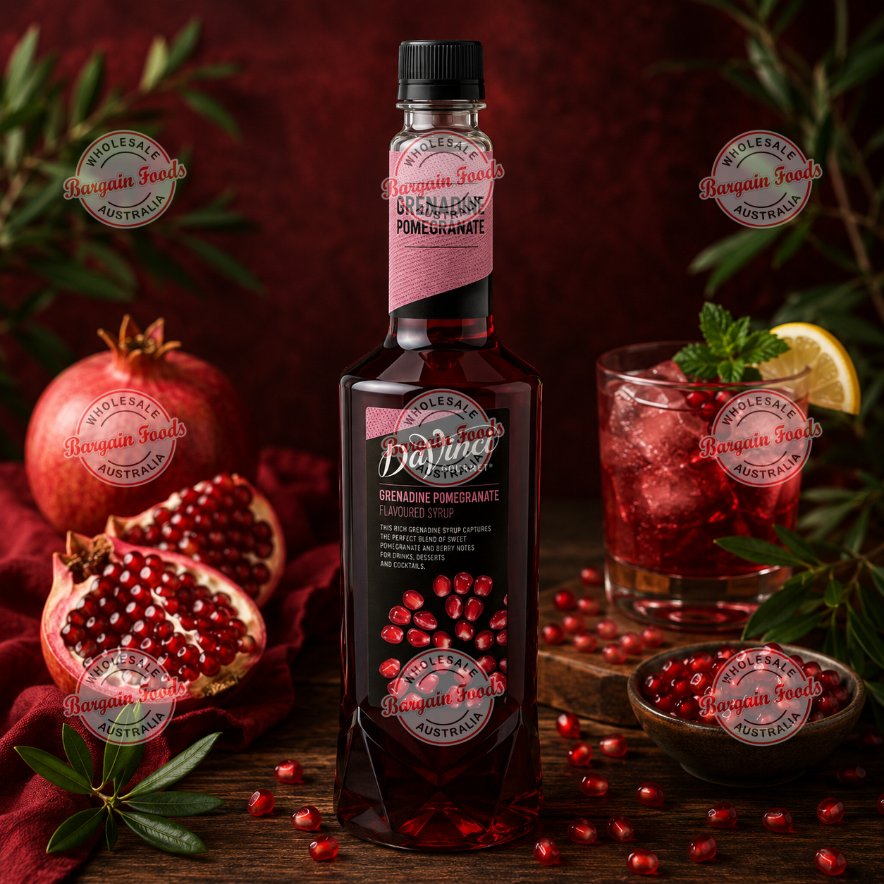 Davinci Grenadine Pomegranate Syrup - 750mL