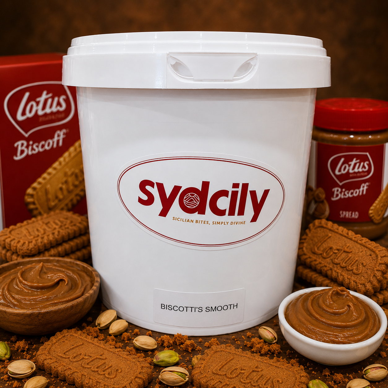 Sydcily Biscotti Smooth Spread (Like Biscoff Smooth) - 5kg