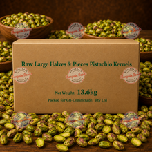 USA Large Raw Pistachio Halves - 13.6kg