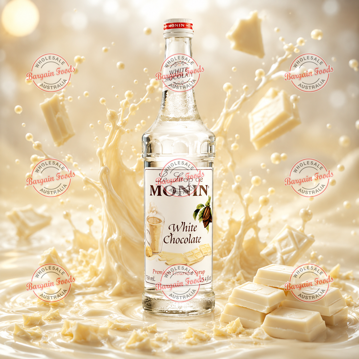 Monin White Chocolate Syrup - 700ml