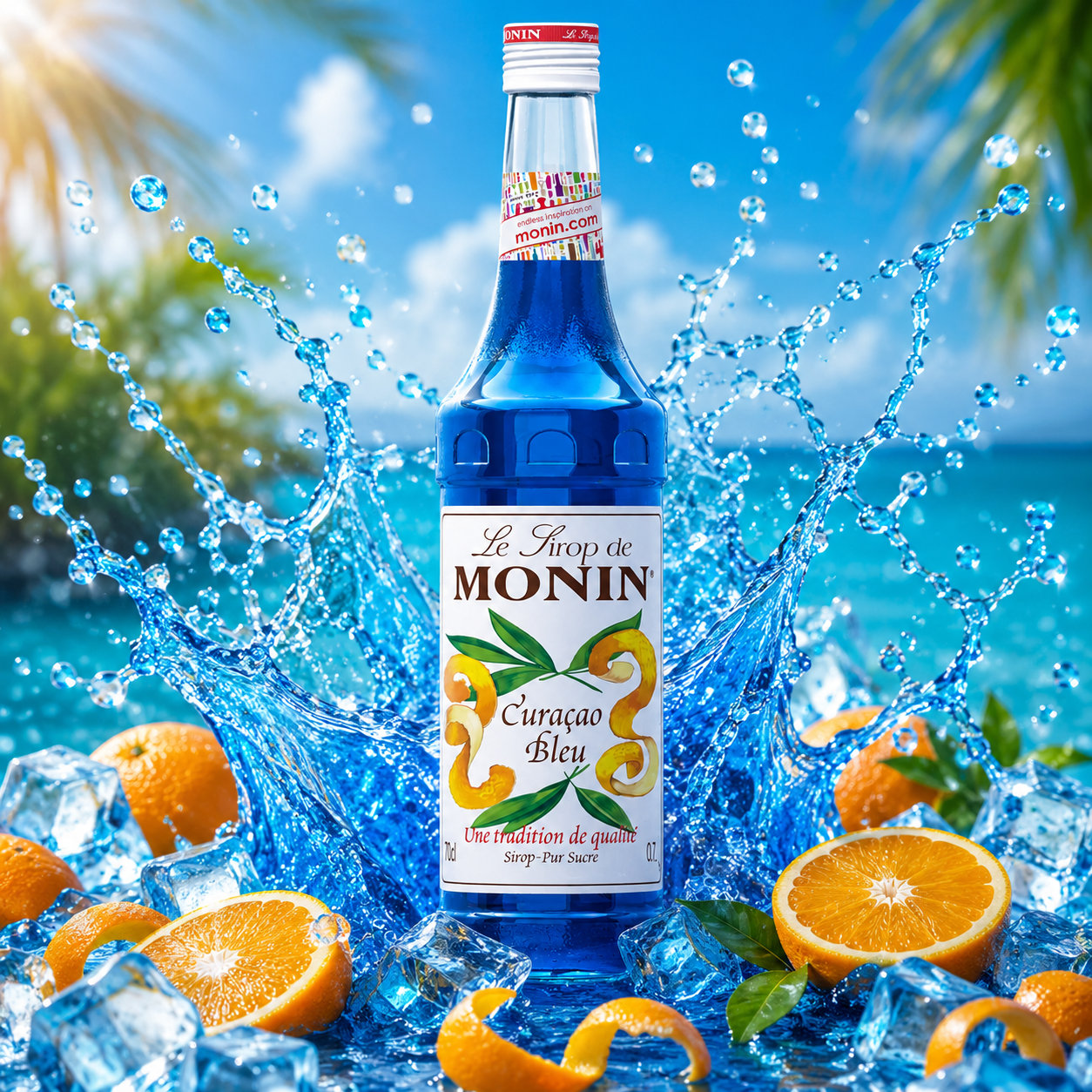 Monin Blue Curacao Syrup - 700ml