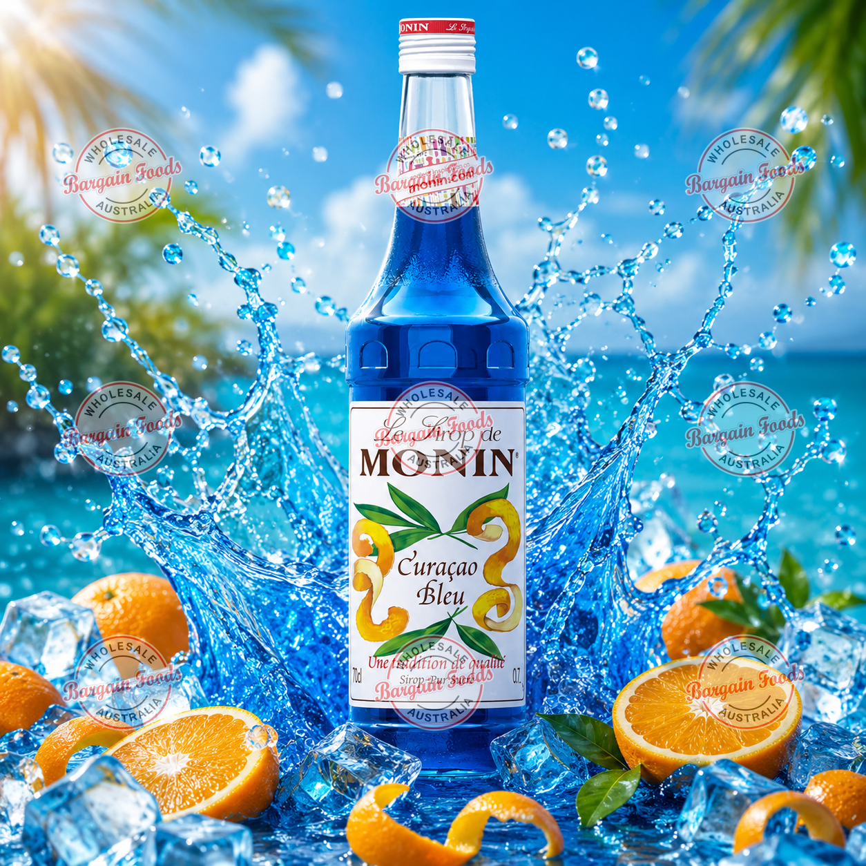 Monin Blue Curacao Syrup - 700ml