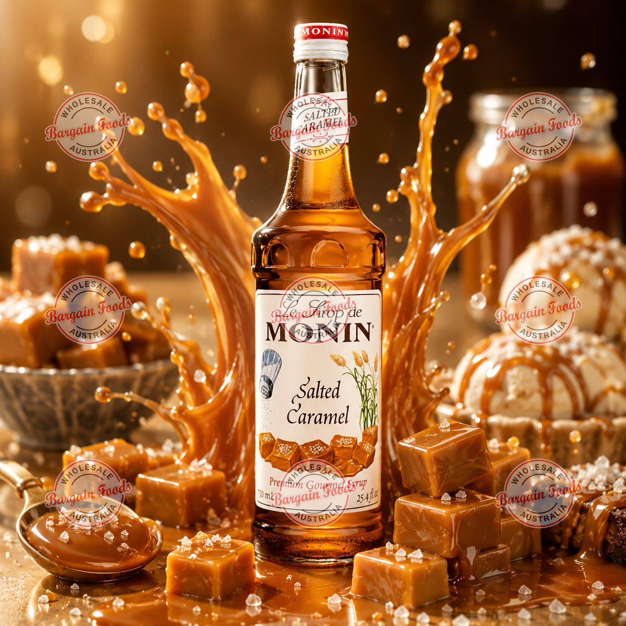 Monin Salted Caramel Syrup - 700ml