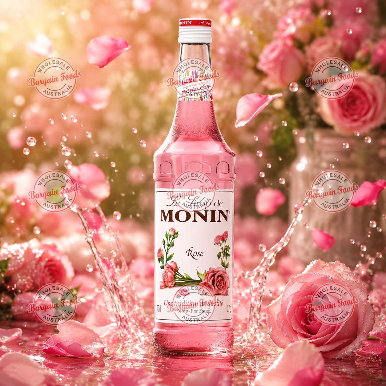 Monin Rose Syrup - 700ml