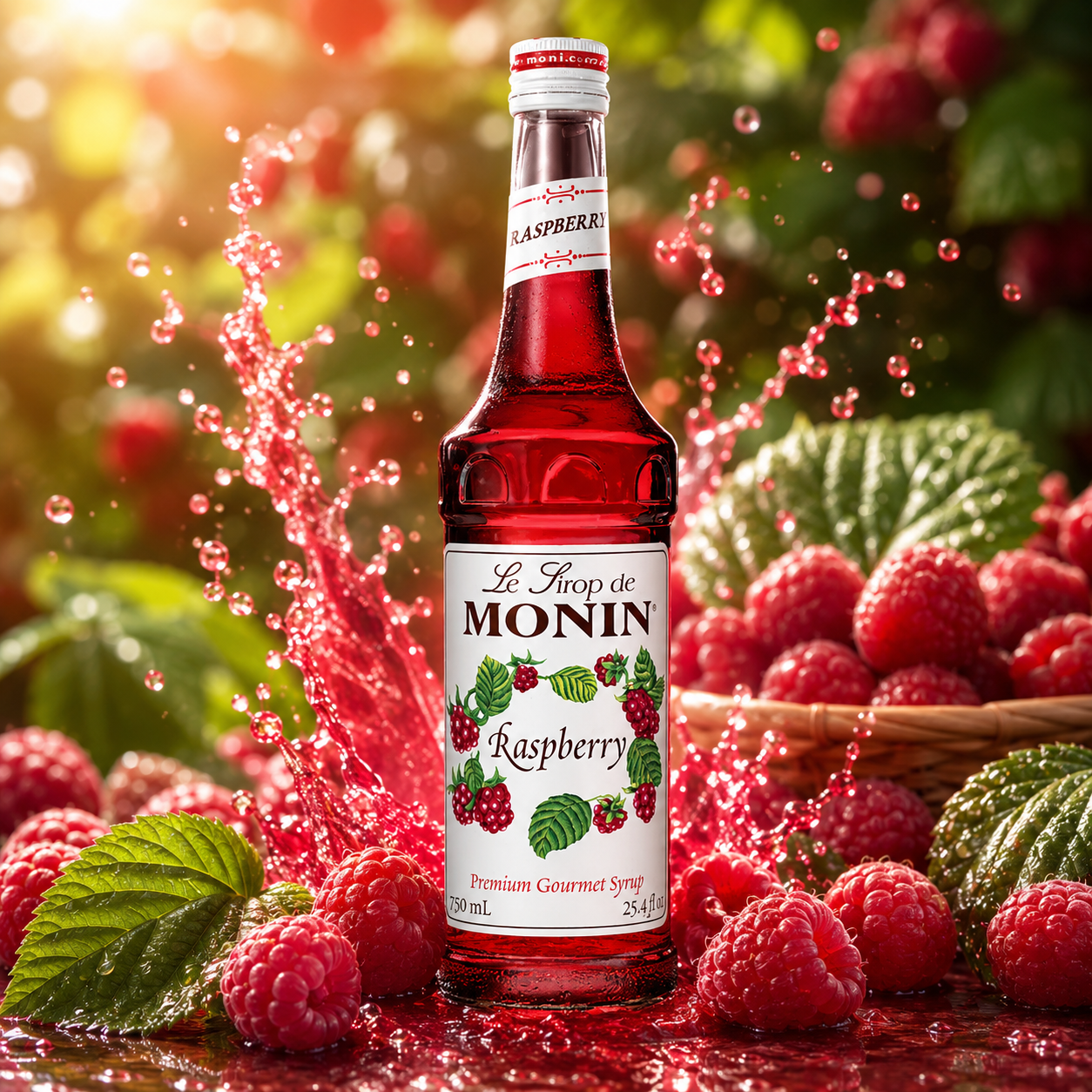 Monin Raspberry Syrup - 700ml