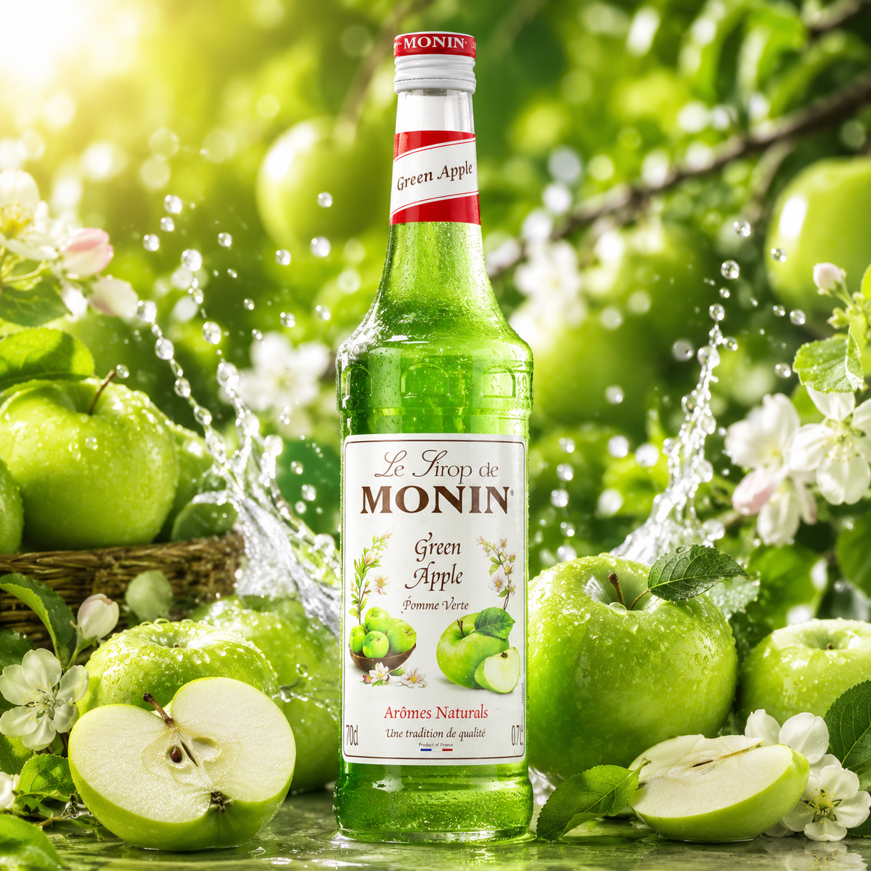 Monin Green Apple Syrup - 700ml