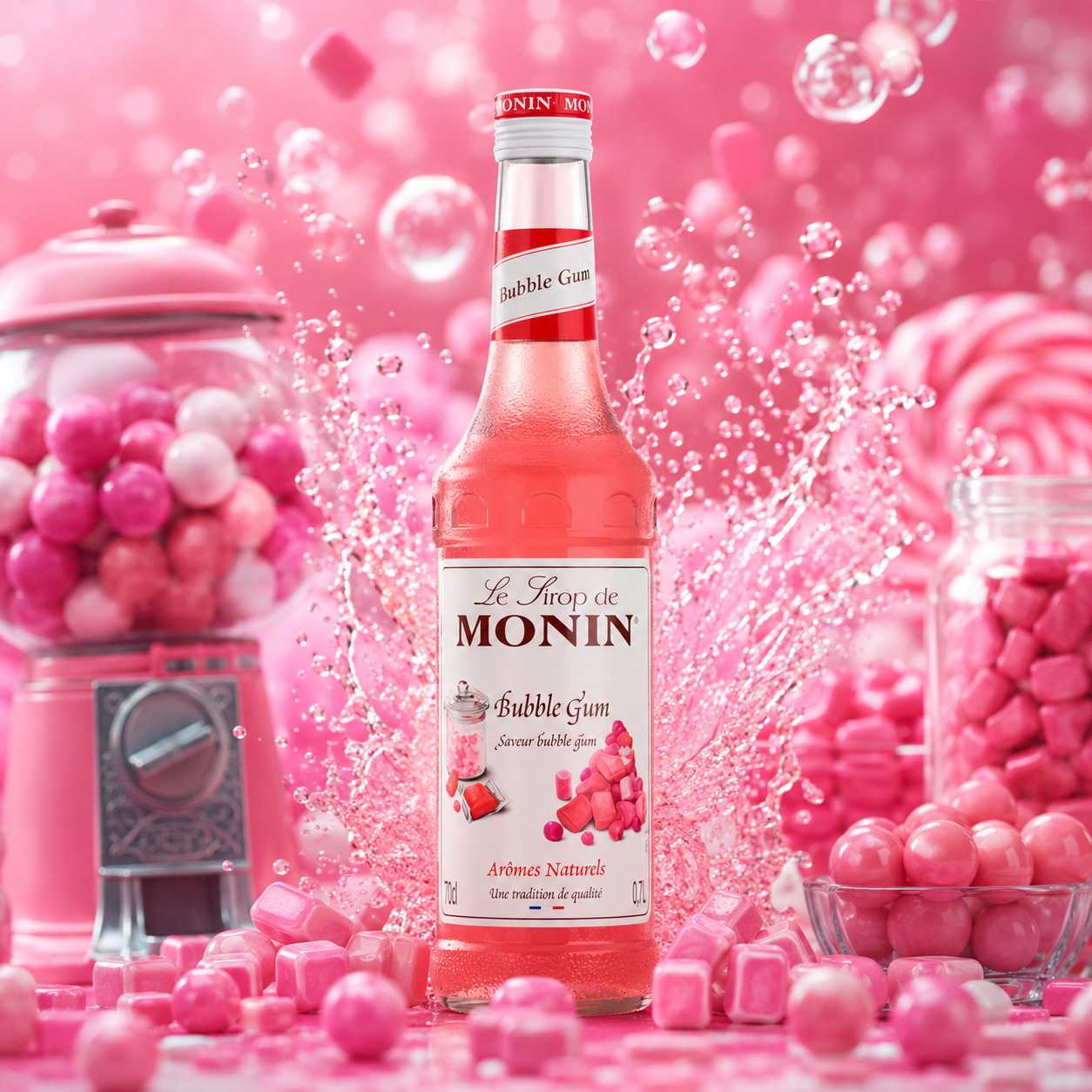 Monin Bubble Gum Syrup - 700ml