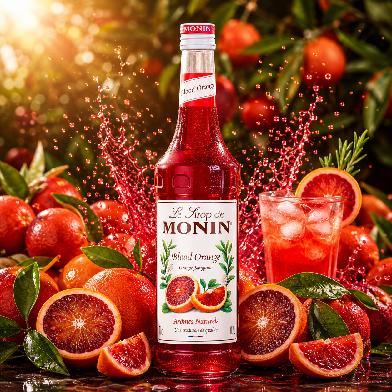 Monin Blood Orange Syrup - 700ml