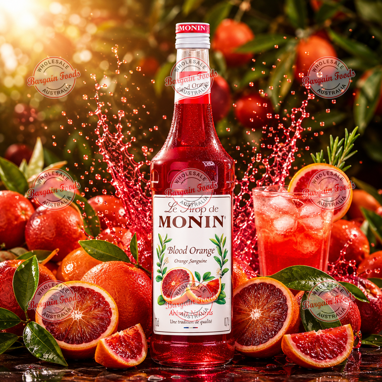 Monin Blood Orange Syrup - 700ml