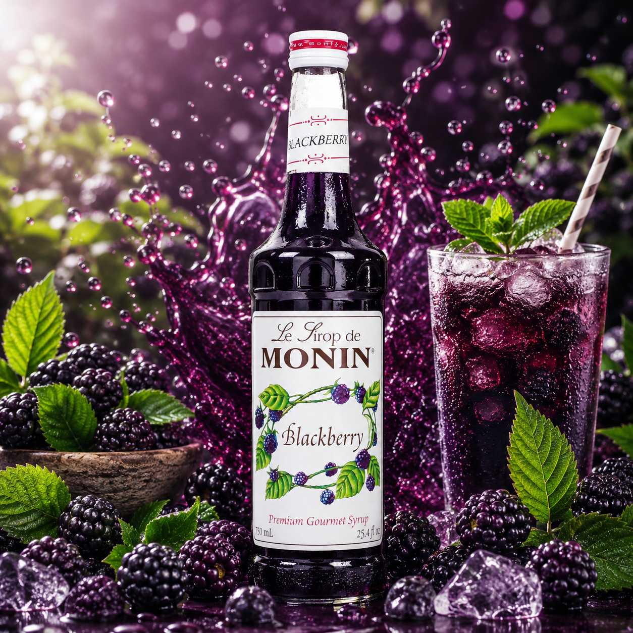Monin Blackberry Syrup - 700ml