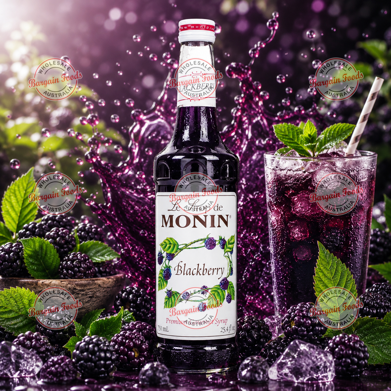 Monin Blackberry Syrup - 700ml