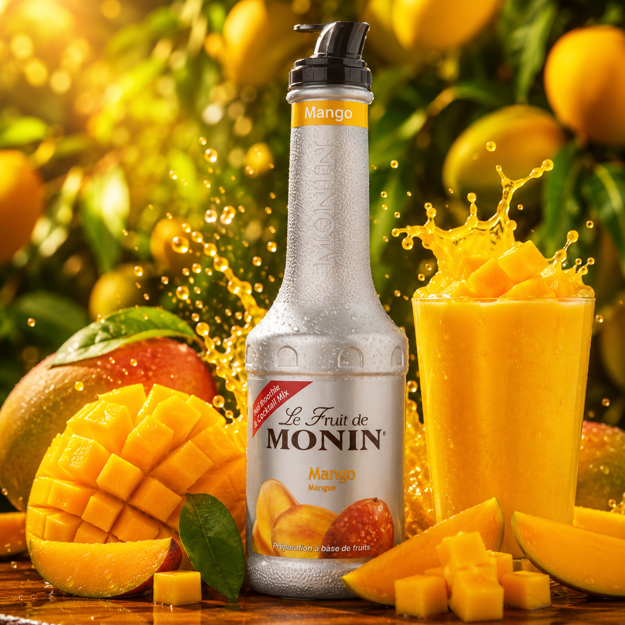 Monin Mango Puree - 1L
