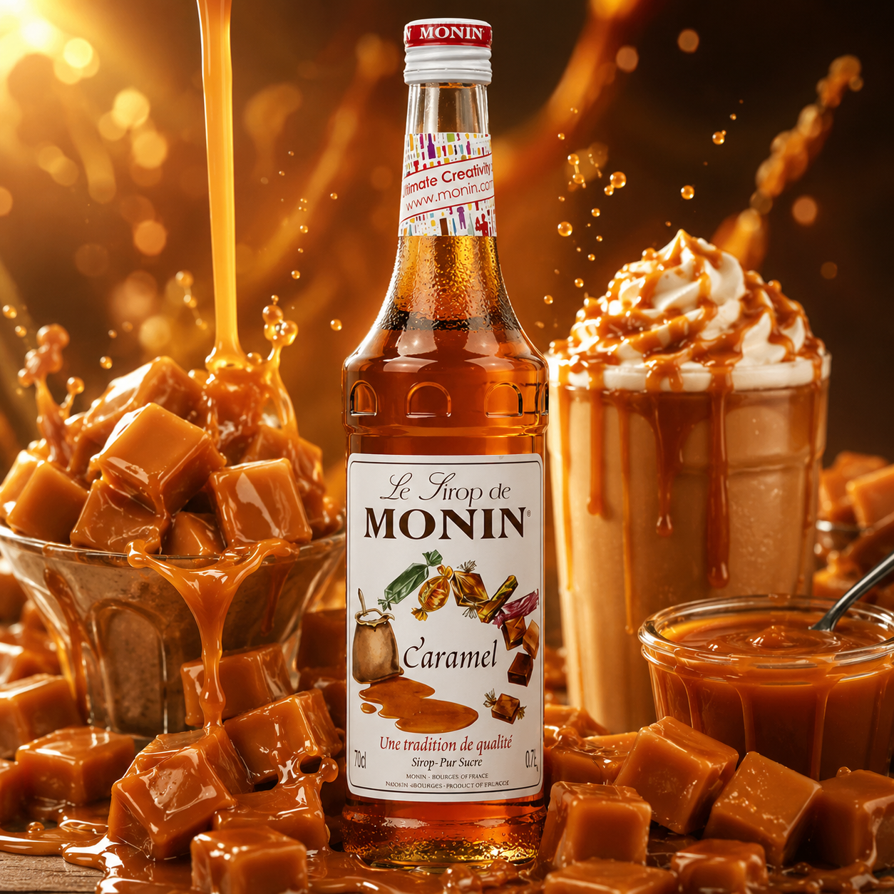 Monin Caramel Syrup - 700ml