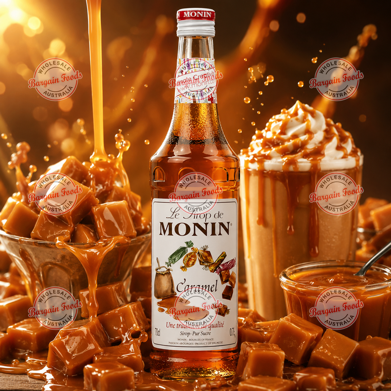 Monin Caramel Syrup - 700ml