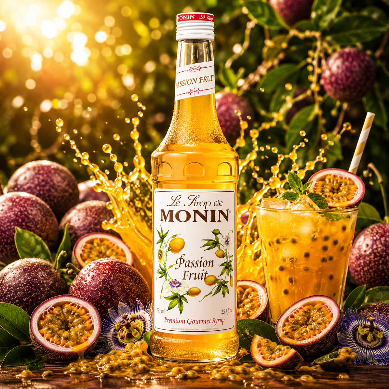 Monin Passionfruit Syrup - 700ml