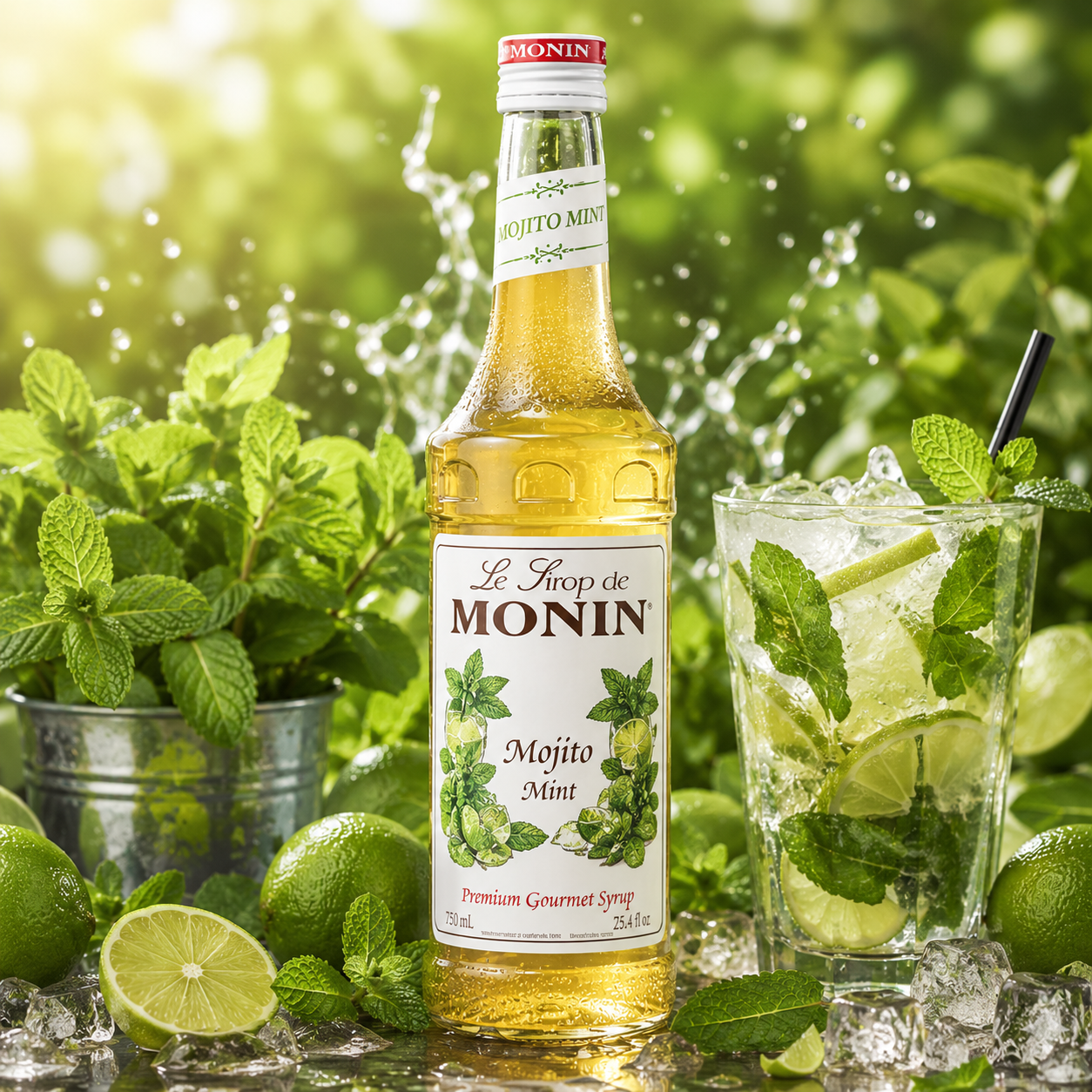 Monin Mojito Mint Syrup - 700ml