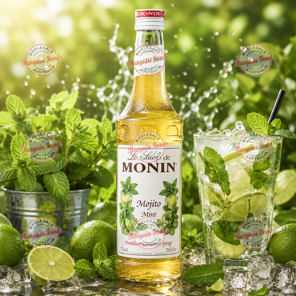Monin Mojito Mint Syrup - 700ml