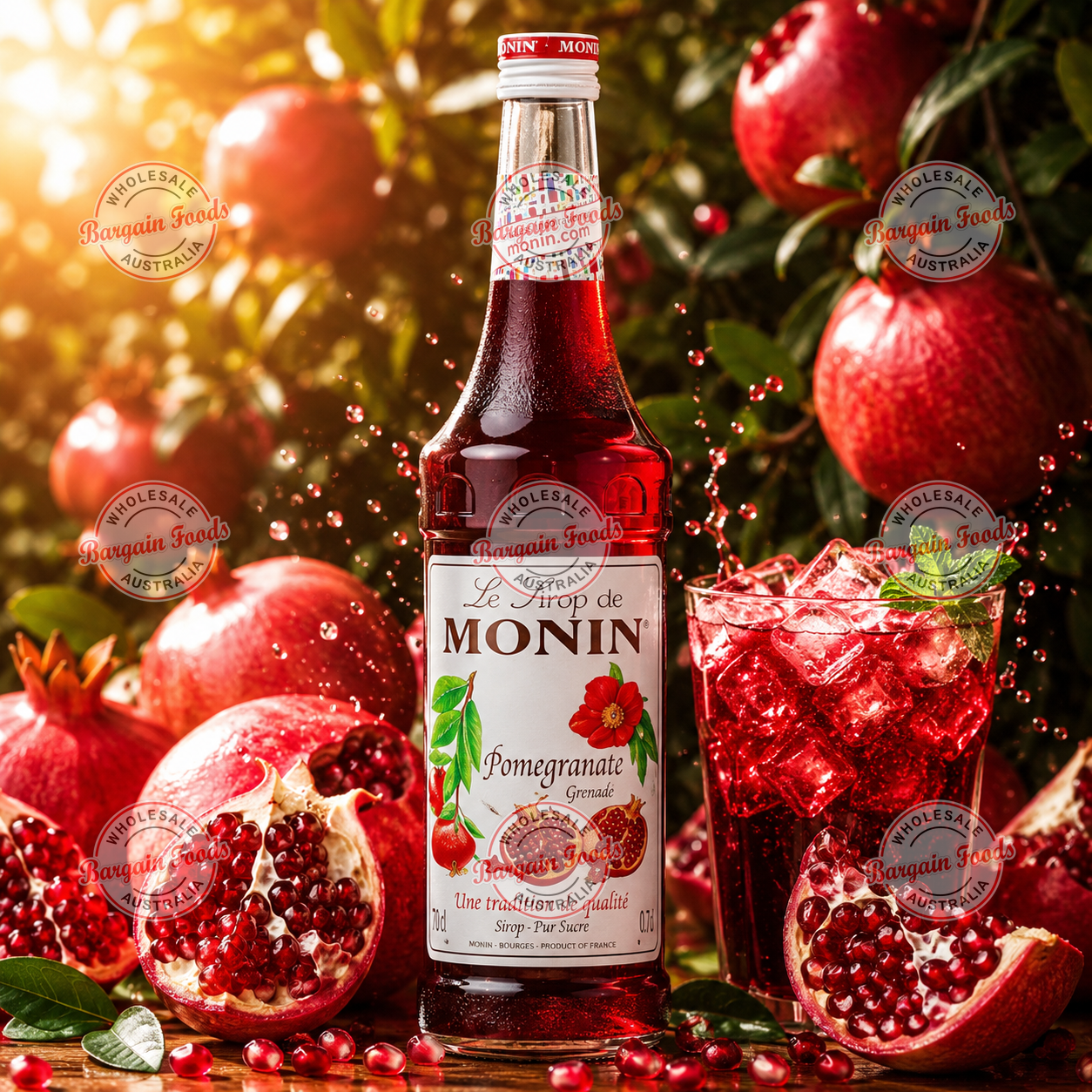 Monin Pomegranate Syrup - 700ml